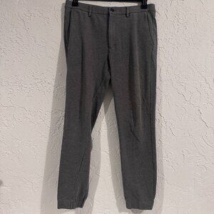 UNIQLO Men’s Soft Jogger Pants – Grey – Cotton Stretch – Comfortable Minimalist